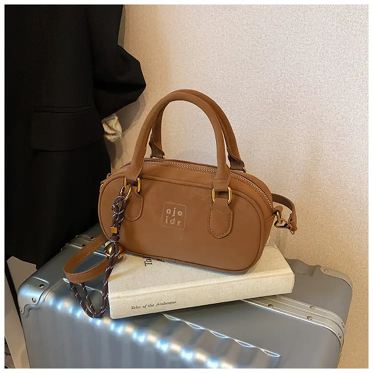 Retro Matte Brown Shoulder Crossbody Bag — feature 39