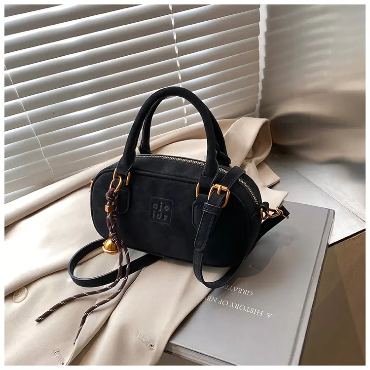 Retro Matte Brown Shoulder Crossbody Bag — feature 45