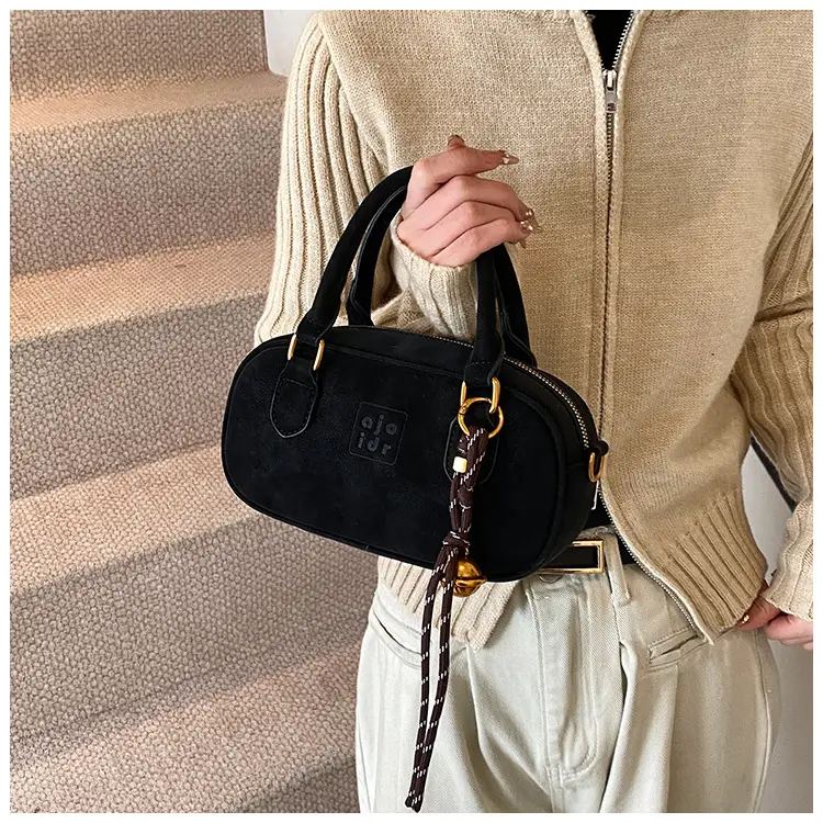 Retro Matte Brown Shoulder Crossbody Bag — feature 9