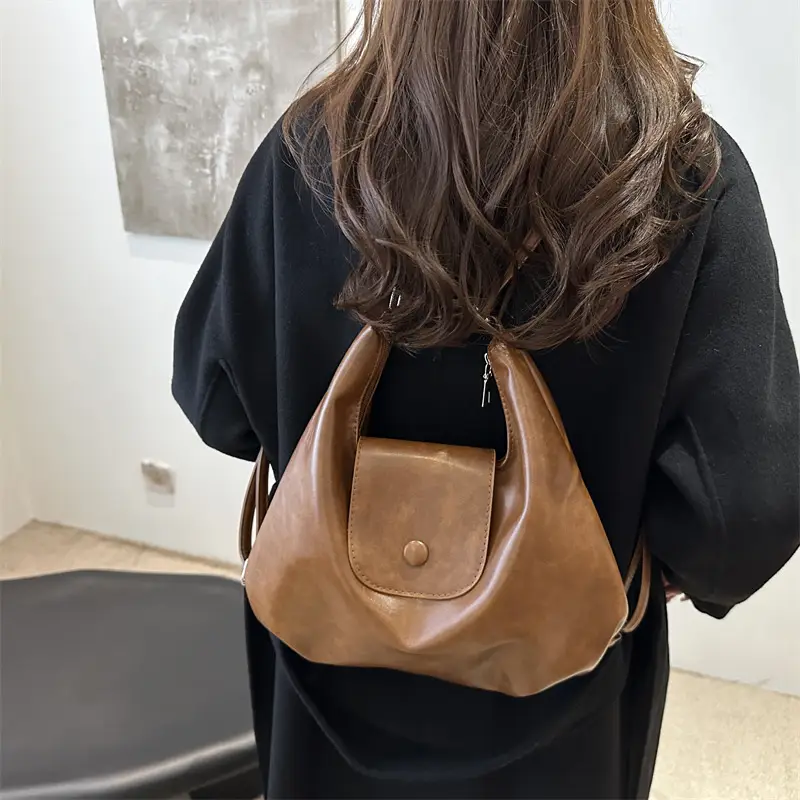 Women's Retro Shoulder Bag Large Capacity Autumn Winter New Korean Style — feature 24