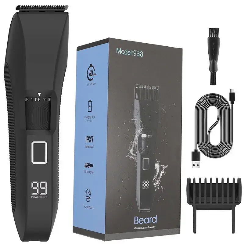 2-in-1 Electric Body Hair Trimmer Waterproof Men Women
