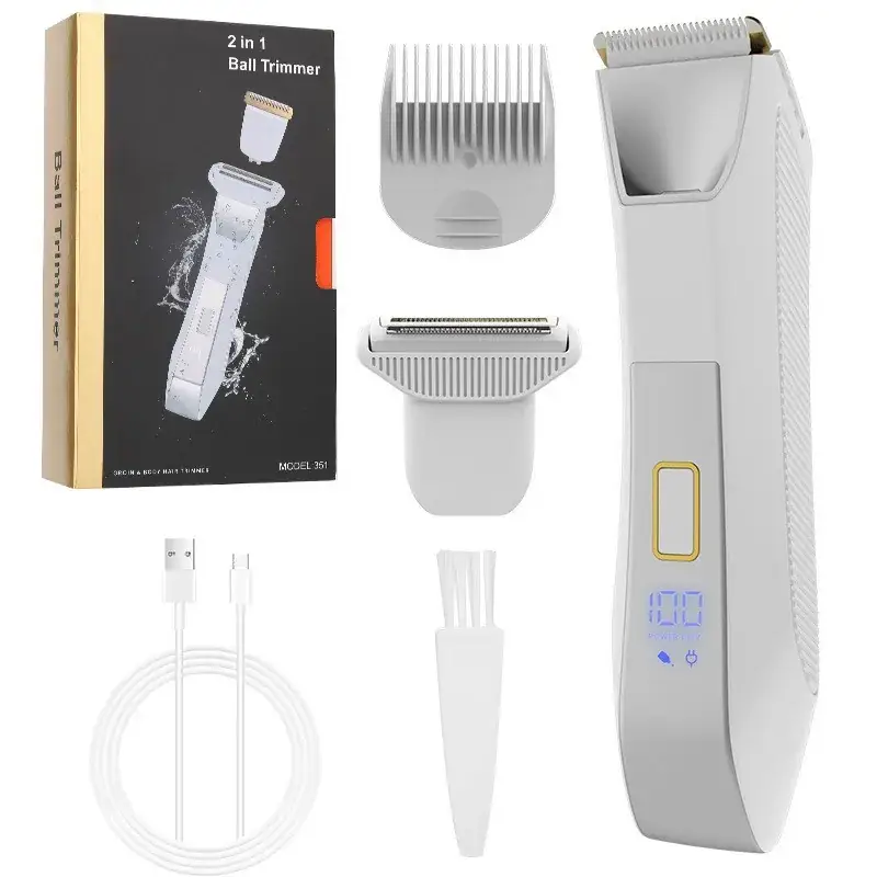 2-in-1 Electric Body Hair Trimmer Waterproof Men Women — feature 3