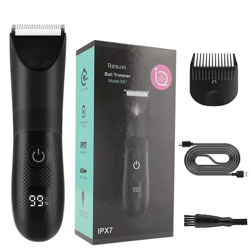 2-in-1 Electric Body Hair Trimmer Waterproof Men Women — feature 9