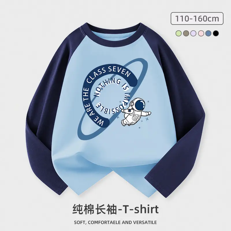 Boys Cotton Long Sleeve T-Shirt Coca-Cola Graphic Middle to Big - Image 7