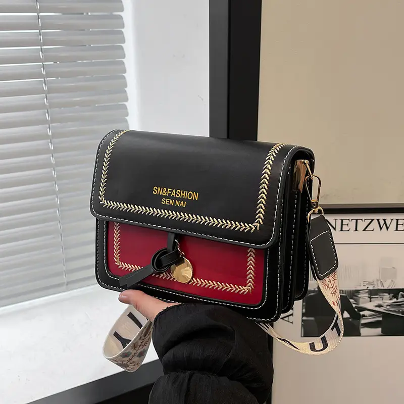 2024 Winter Korean Fashion Shoulder Bag Green Brown - Image 5