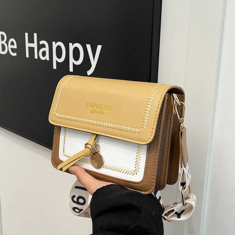 2024 Winter Korean Fashion Shoulder Bag Green Brown - Image 6