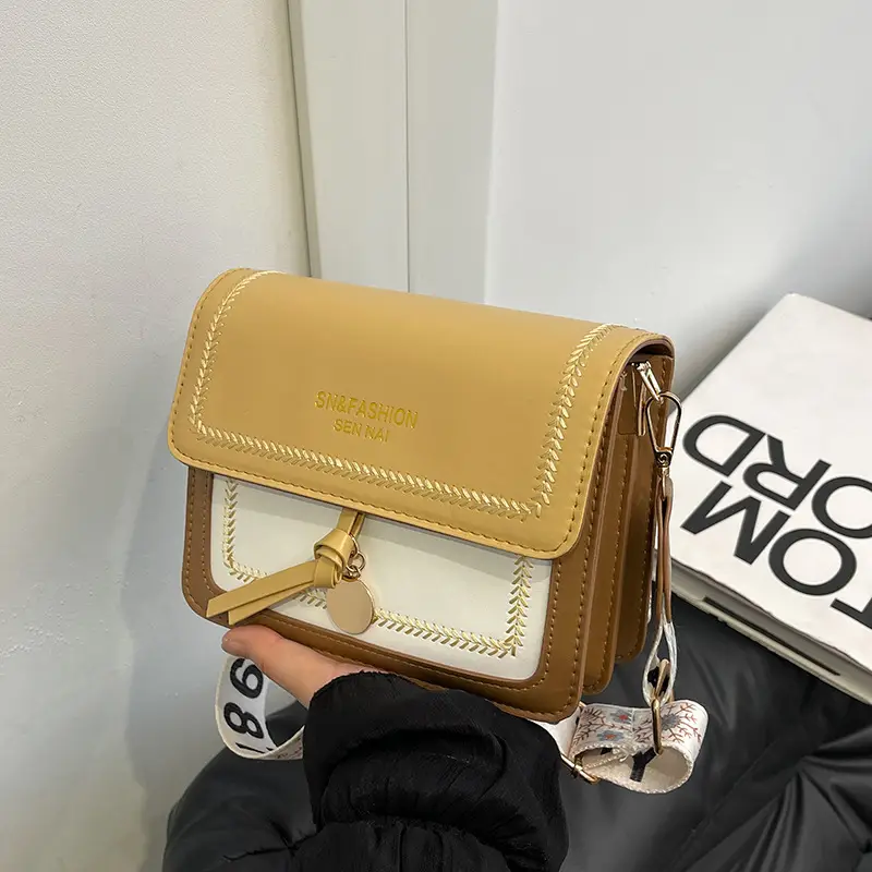 2024 Winter Korean Fashion Shoulder Bag Green Brown — feature 13