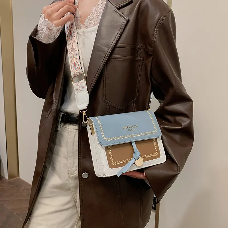2024 Winter Korean Fashion Shoulder Bag Green Brown — feature 29