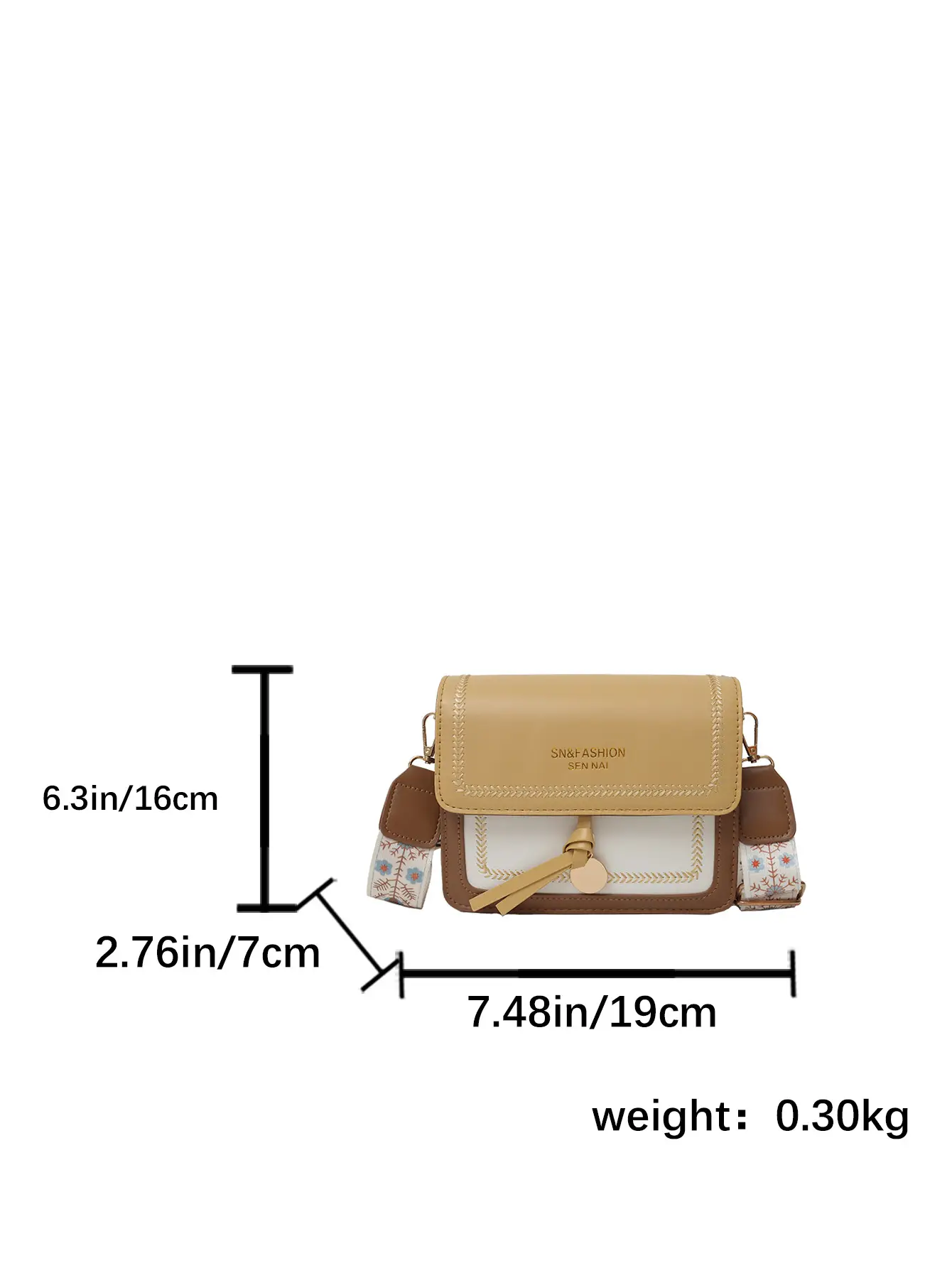 2024 Winter Korean Fashion Shoulder Bag Green Brown — feature 5