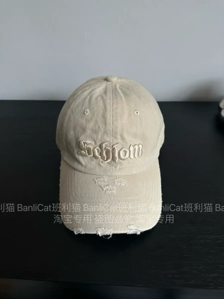 Women Baseball Cap American Style Retro Washed Ripped Face Small Cap — feature 15