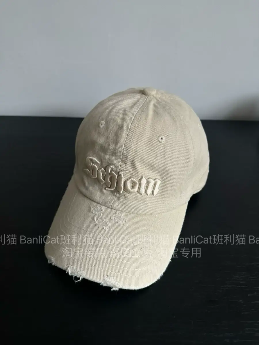 Women Baseball Cap American Style Retro Washed Ripped Face Small Cap — feature 9