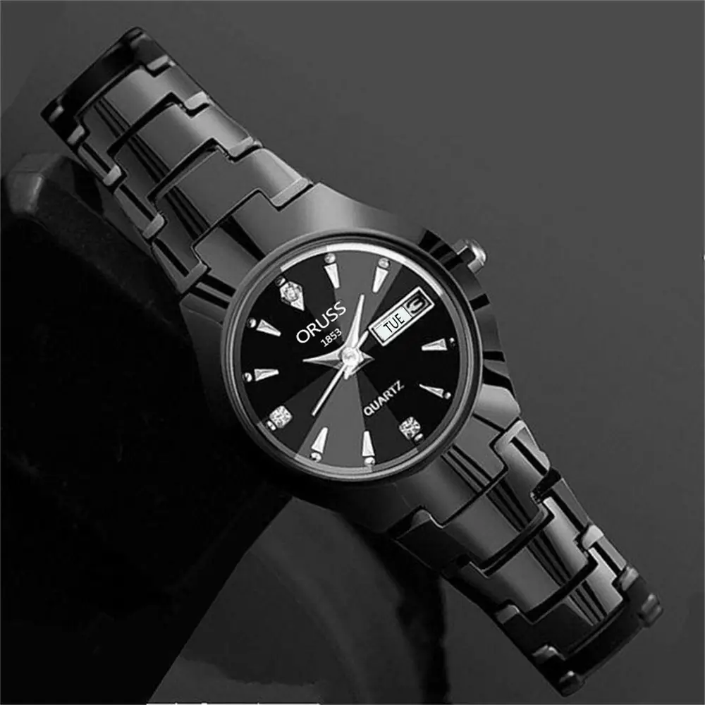 Rose Gold Women's Quartz Watch with Calendar - Image 8