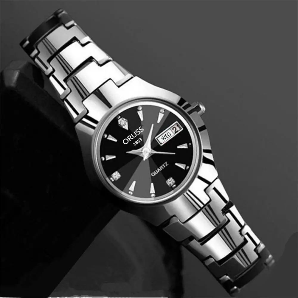 Rose Gold Women's Quartz Watch with Calendar - Image 9