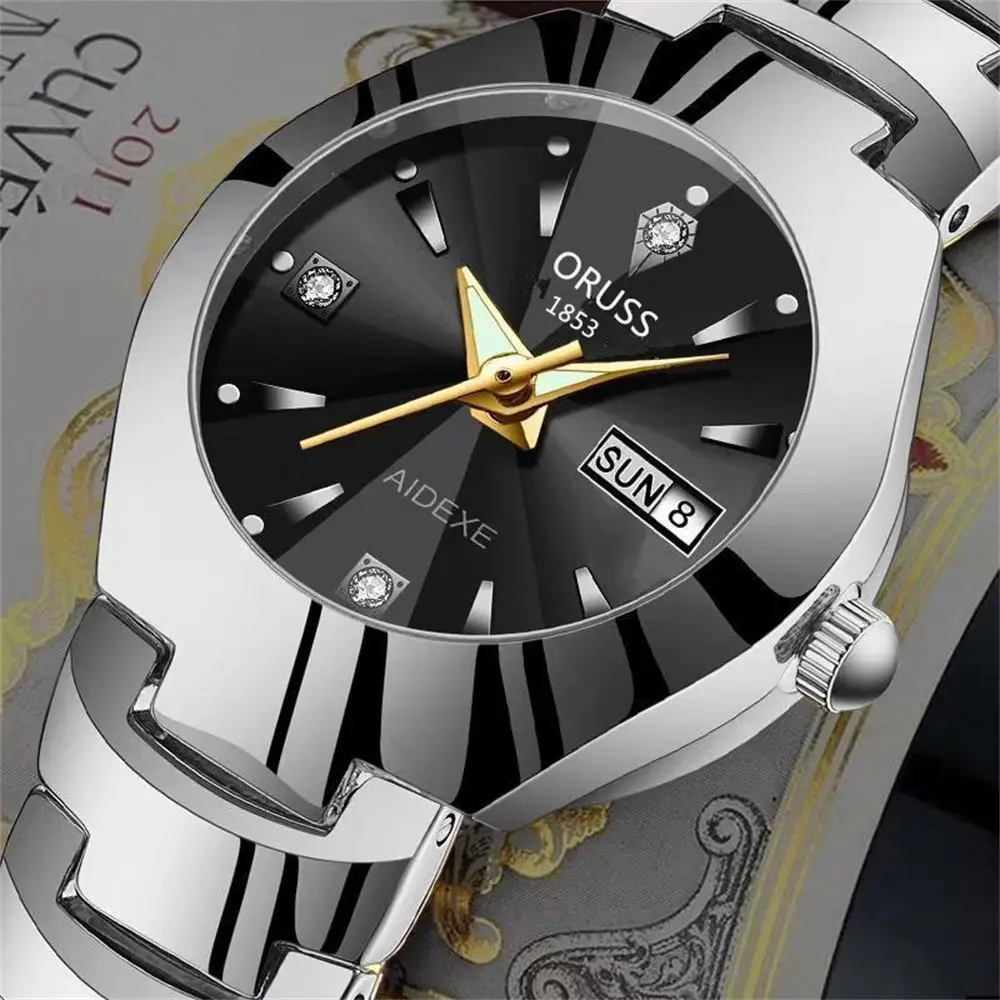 Rose Gold Women's Quartz Watch with Calendar — feature 10