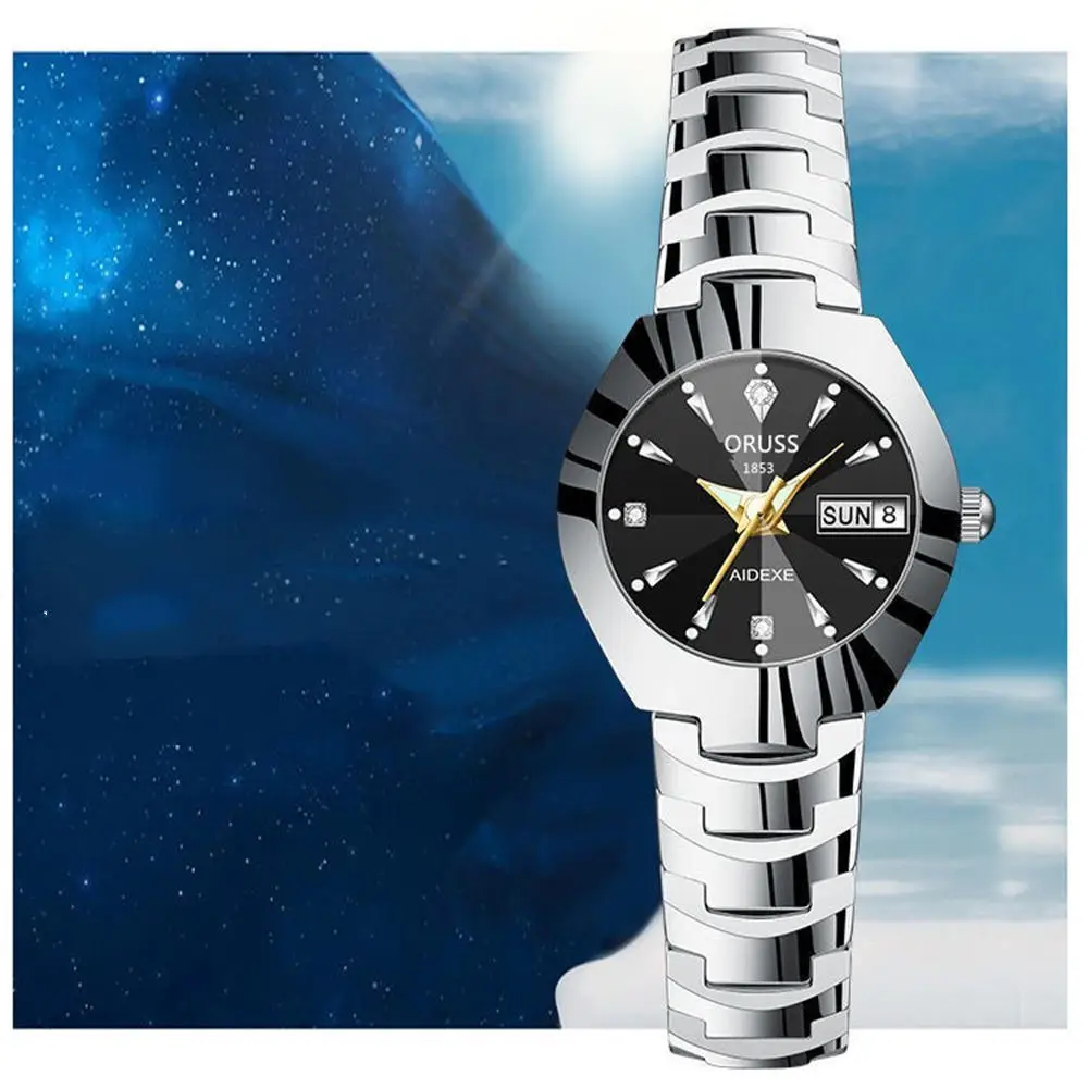 Rose Gold Women's Quartz Watch with Calendar — feature 13