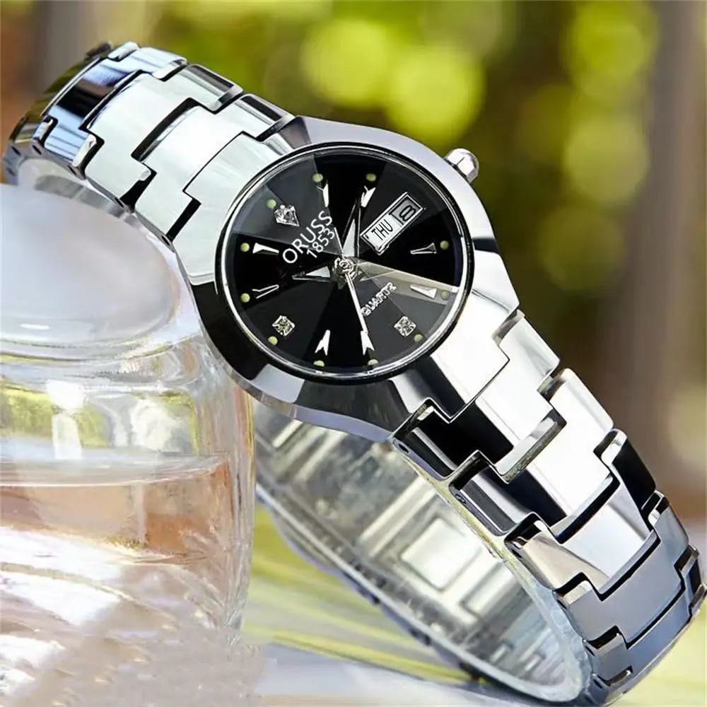 Rose Gold Women's Quartz Watch with Calendar — feature 19
