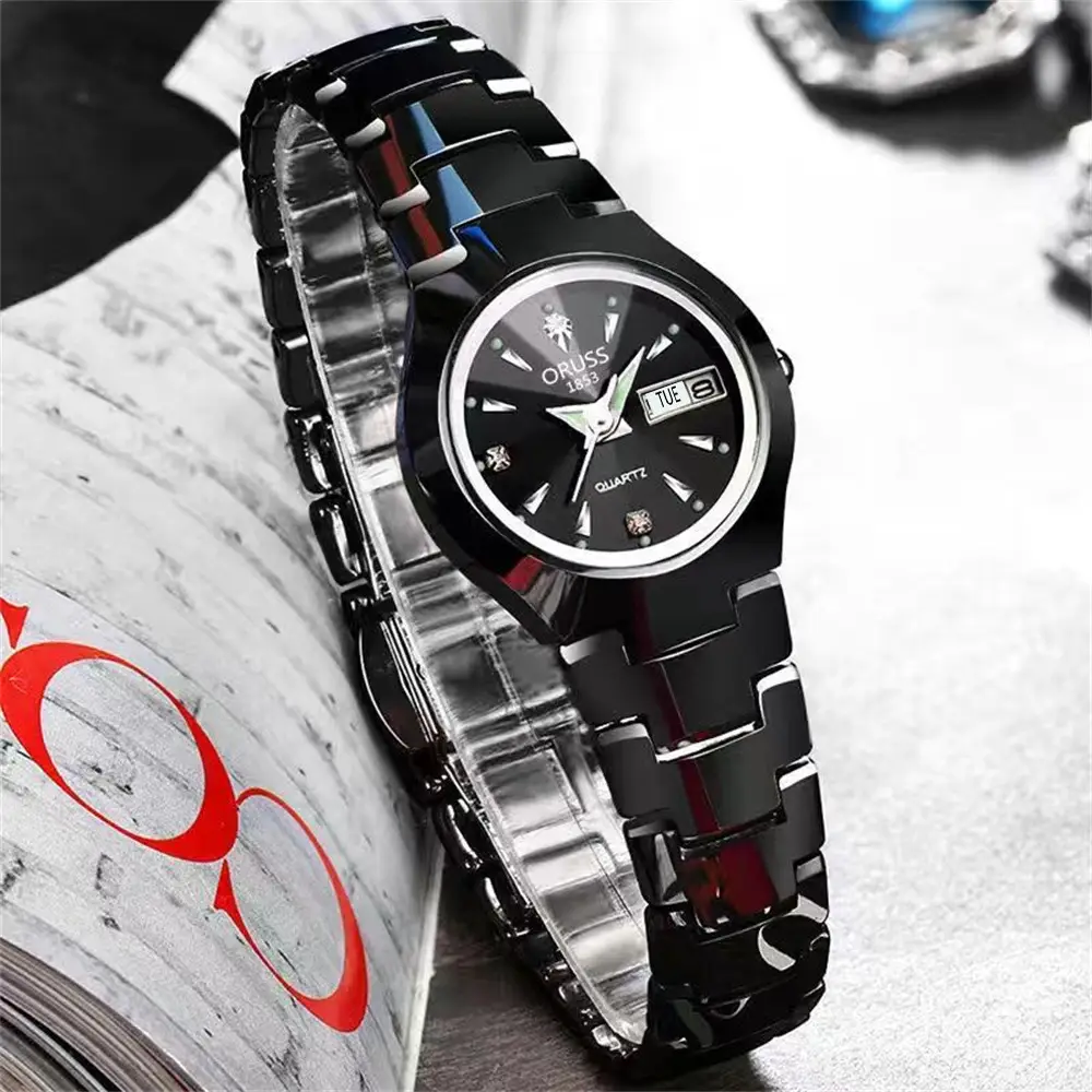 Rose Gold Women's Quartz Watch with Calendar — feature 24