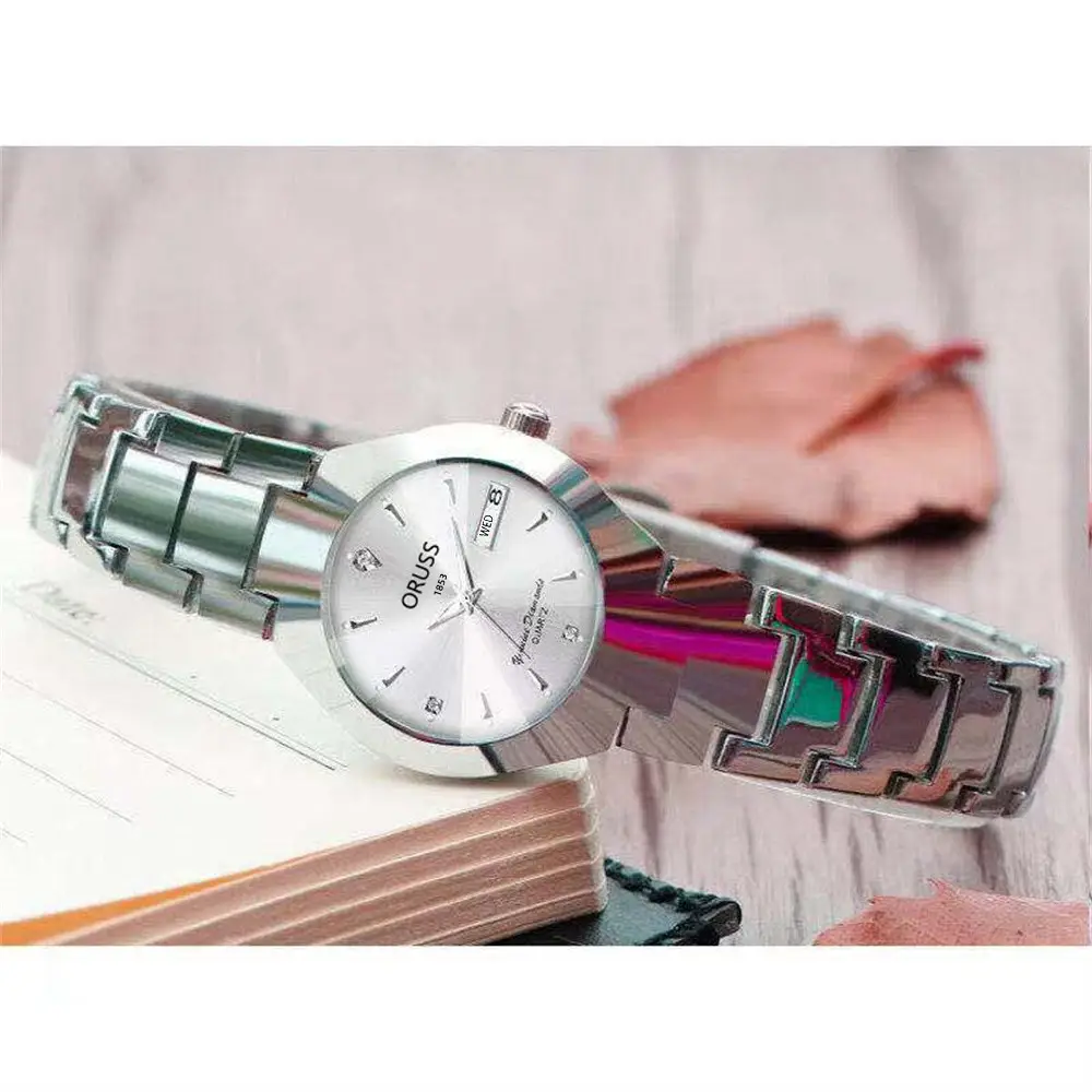 Rose Gold Women's Quartz Watch with Calendar — feature 25