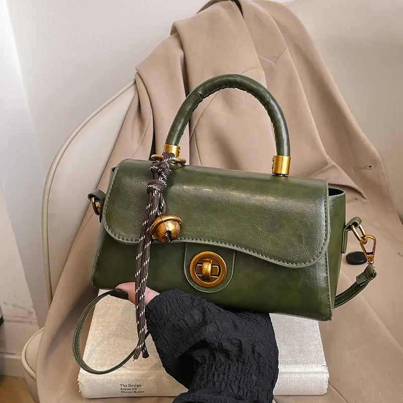 Vintage Black Square Handbag for Women 2024 - Image 12