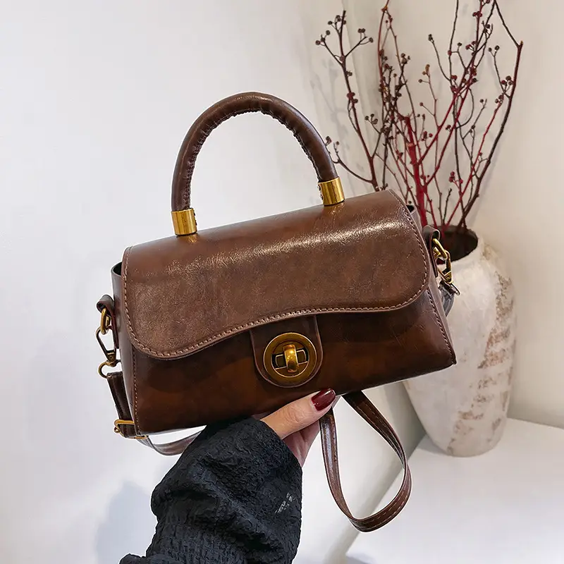 Vintage Black Square Handbag for Women 2024 - Image 6
