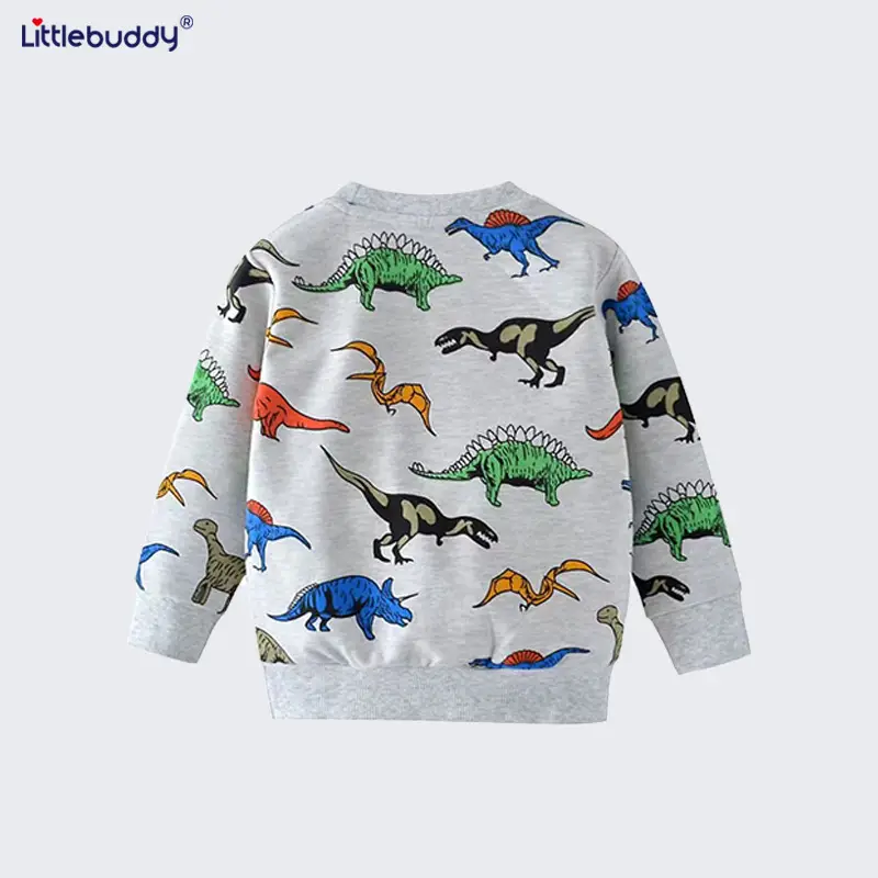Cartoon Cotton Long Sleeve T-Shirt for Boys 2025 - Image 4