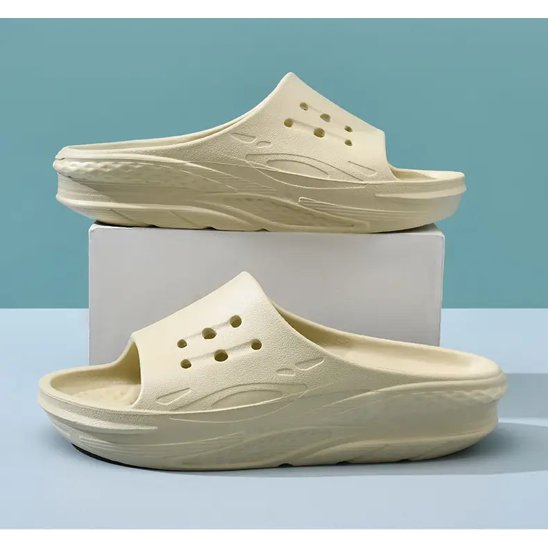 Women's Slippers for Outer Wear Non-slip Soft Breathable One-piece Slip-on All-match Lightweight EVA Home Sandals — feature 10