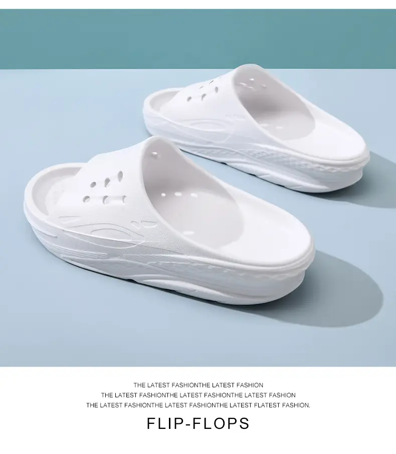 Women's Slippers for Outer Wear Non-slip Soft Breathable One-piece Slip-on All-match Lightweight EVA Home Sandals — feature 11