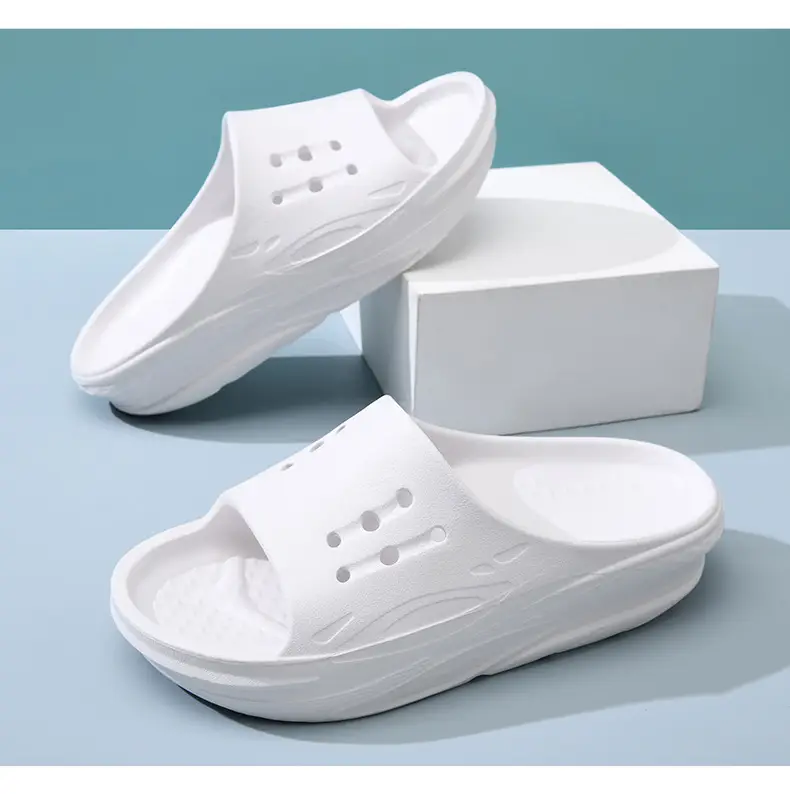 Women's Slippers for Outer Wear Non-slip Soft Breathable One-piece Slip-on All-match Lightweight EVA Home Sandals — feature 13
