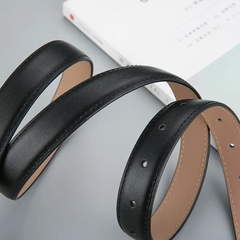 Women Retro Antique Bronze Leather Belt Winter - Image 8