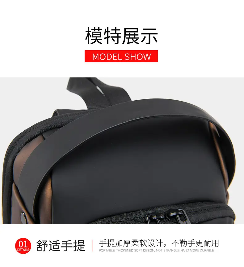 Men's Waterproof Crossbody Bag with USB Charging & Password Lock — feature 30