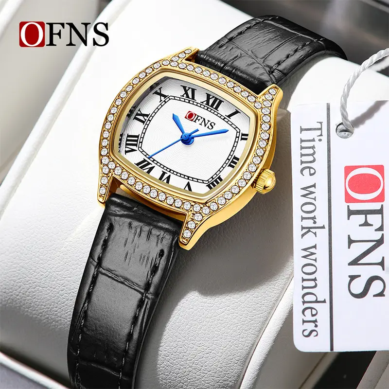 O'Fannie Square Watch Women Roman Numerals Waterproof Quartz - Image 11