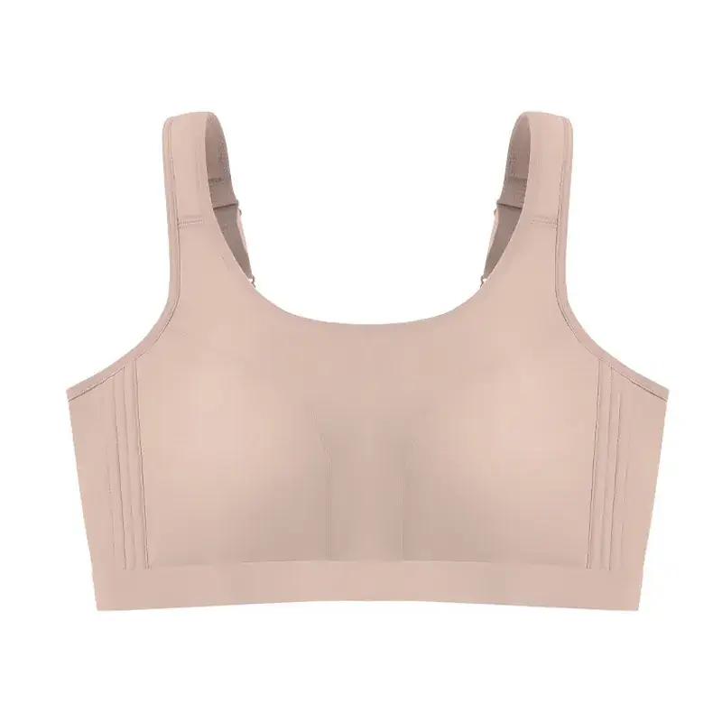 Women's Shockproof Strapless Pilates Bra Large Chest Shown - Image 9
