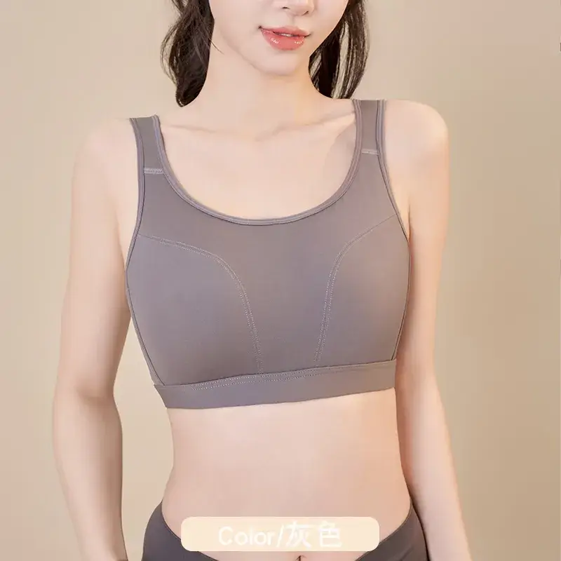 Women's Shockproof Strapless Pilates Bra Large Chest Shown - Image 4