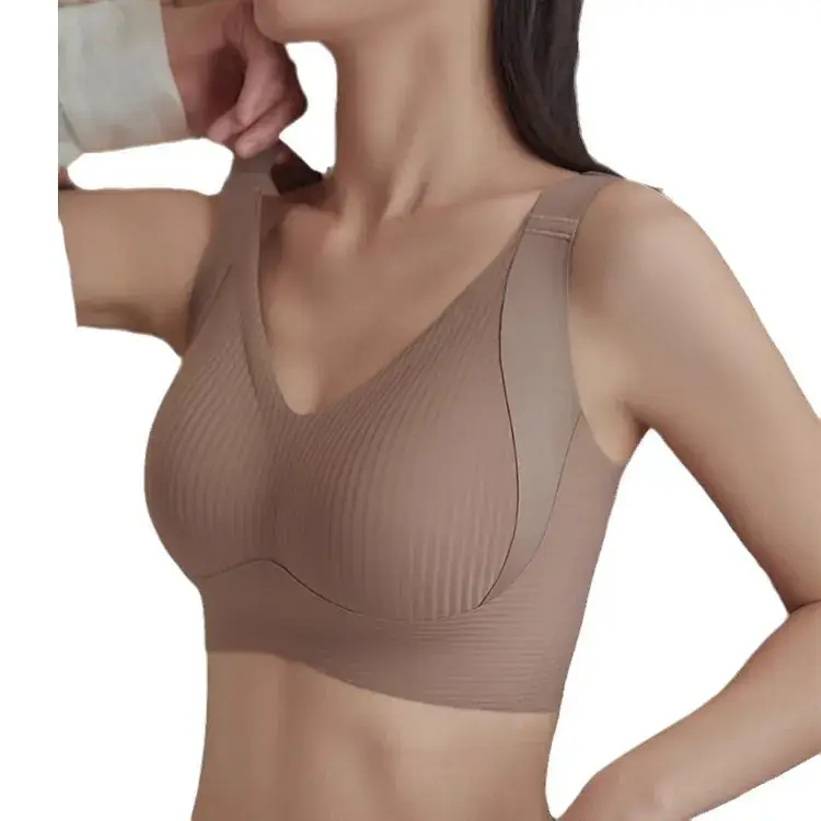 Traceless Underwear Women Large Chest Anti Sagging Plus Size