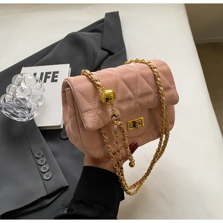 Women's 2024 Winter Crossbody Saddle Bag with Chain — feature 30