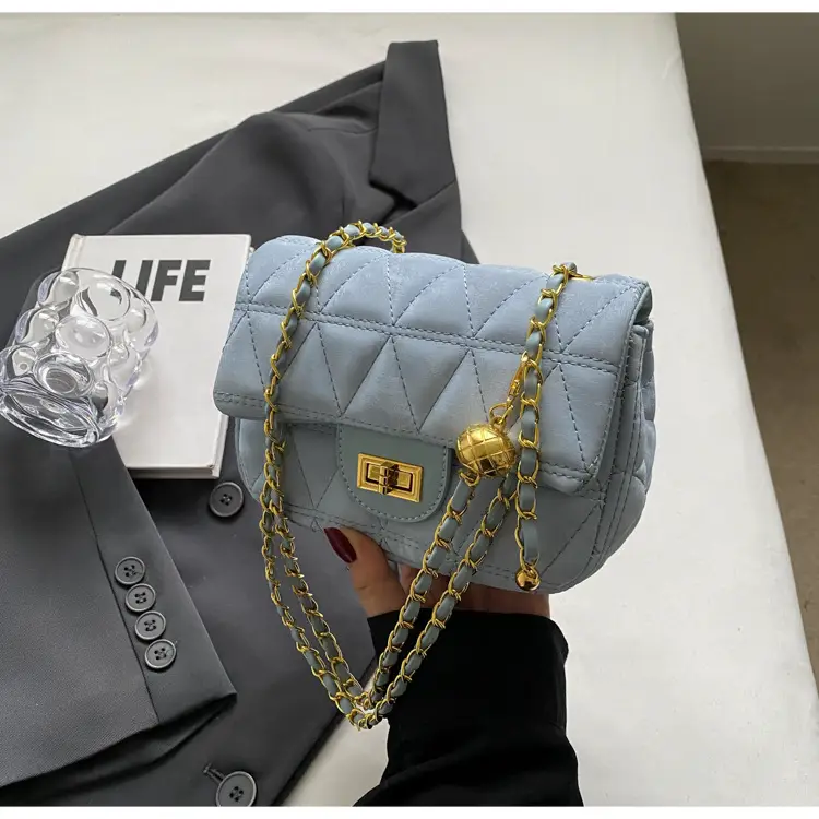 Women's 2024 Winter Crossbody Saddle Bag with Chain — feature 32