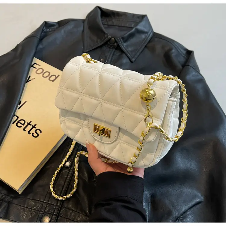 Women's 2024 Winter Crossbody Saddle Bag with Chain — feature 36