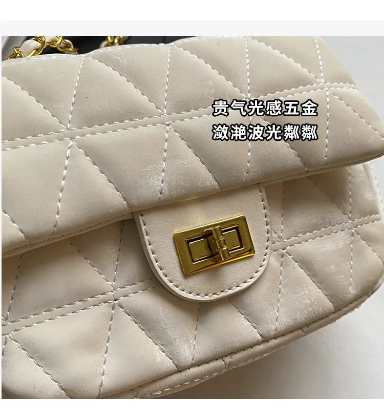 Women's 2024 Winter Crossbody Saddle Bag with Chain — feature 4