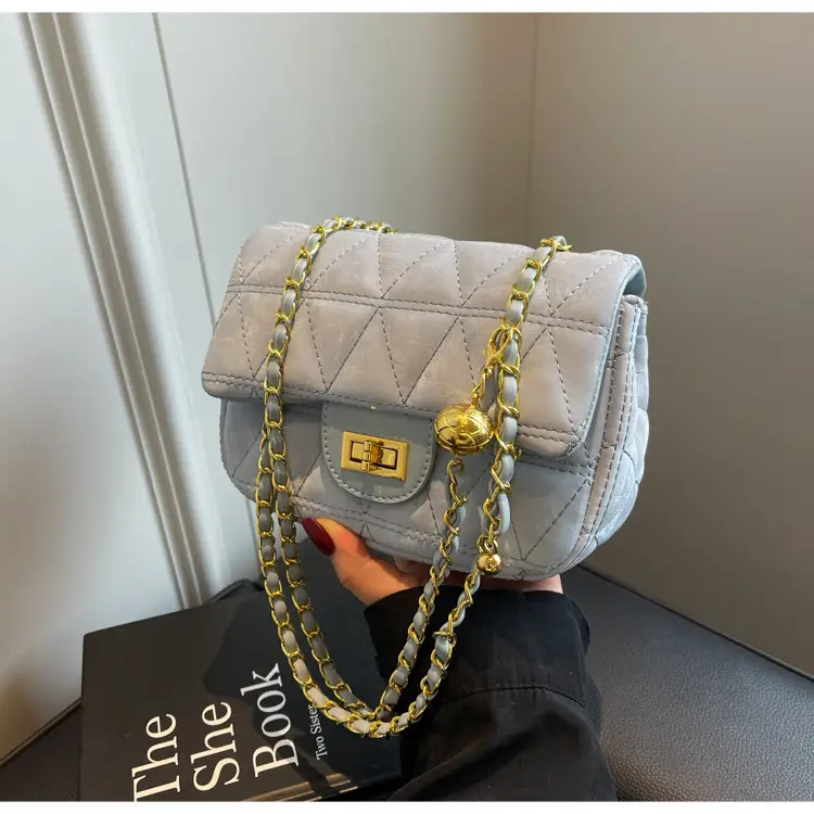 Women's 2024 Winter Crossbody Saddle Bag with Chain — feature 41