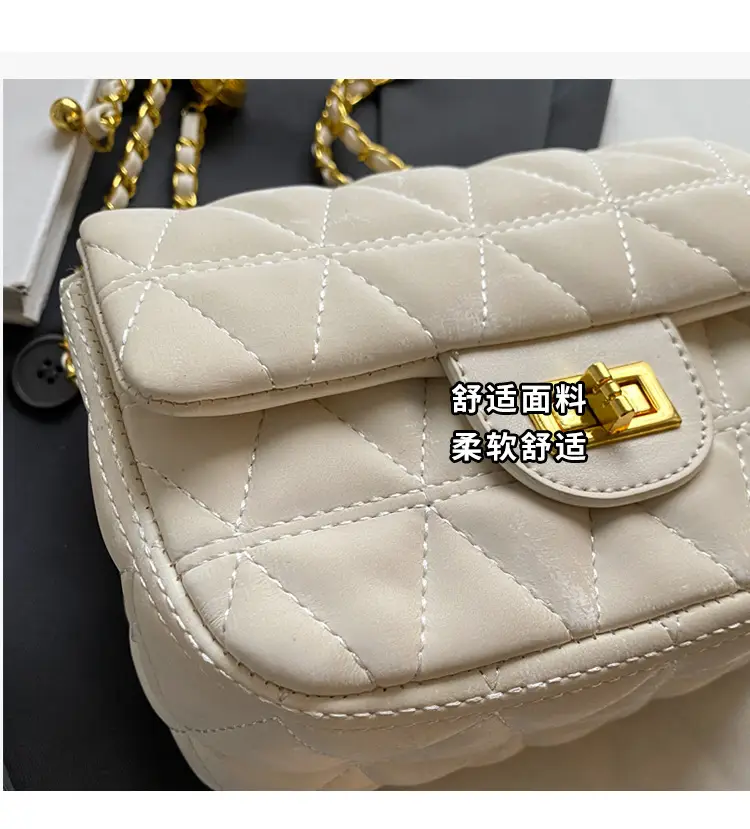 Women's 2024 Winter Crossbody Saddle Bag with Chain — feature 5