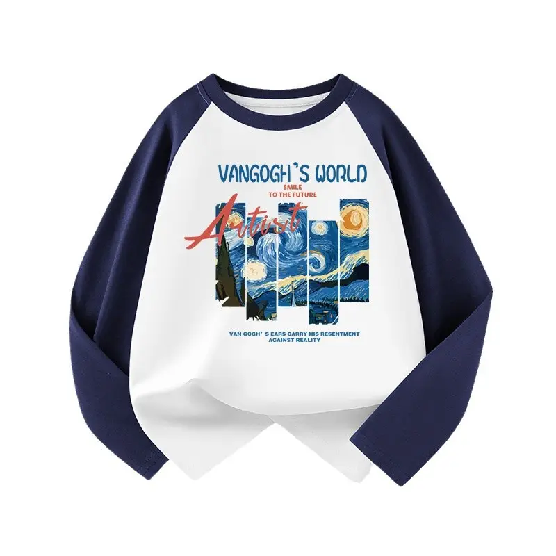 Wholesale Boys Long Sleeve T-Shirt Pure Cotton Medium to XL - Image 11