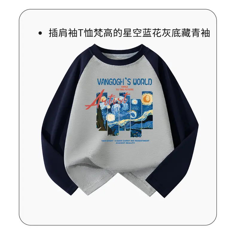 Wholesale Boys Long Sleeve T-Shirt Pure Cotton Medium to XL โ feature 12