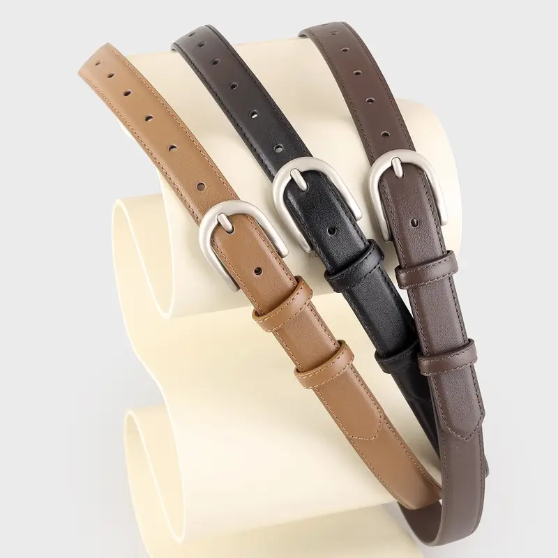 Ladies 2025 Black Belt Real Belt Women