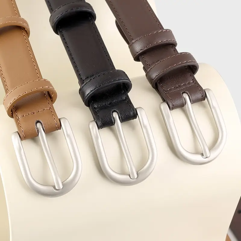 Ladies 2025 Black Belt Real Belt Women