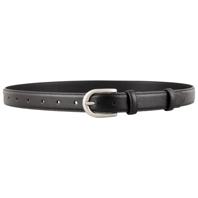 Ladies 2025 Black Belt Real Belt Women