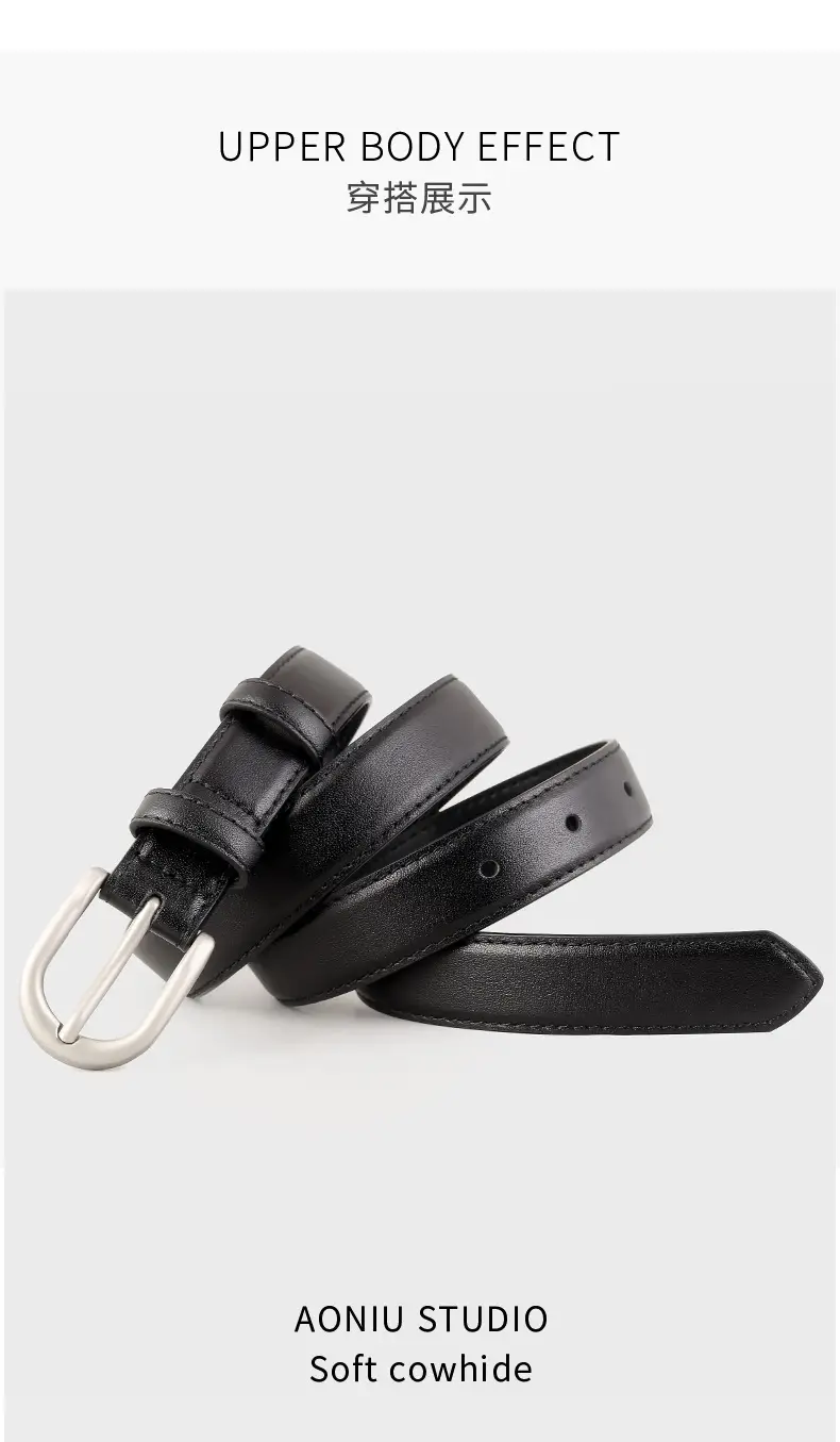 Ladies 2025 Black Belt Real Belt Women — feature 11