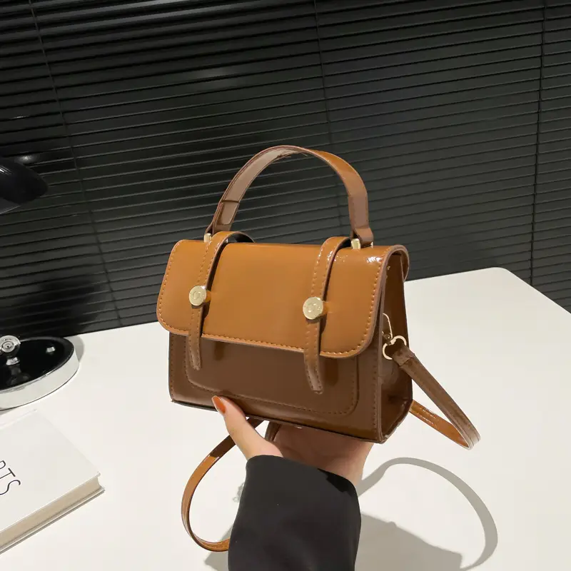 Vintage Black Shoulder Bag for Women 2024 Winter - Image 7