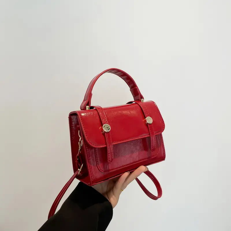 Vintage Black Shoulder Bag for Women 2024 Winter - Image 8
