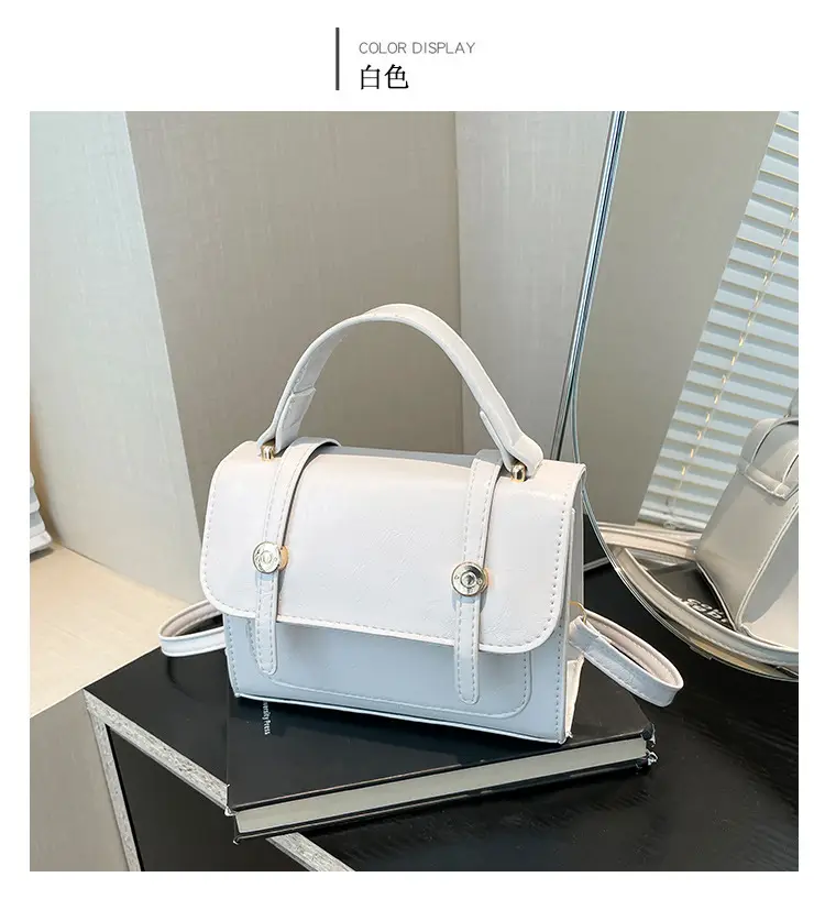 Vintage Black Shoulder Bag for Women 2024 Winter — feature 11