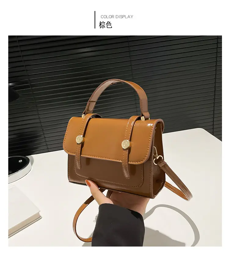 Vintage Black Shoulder Bag for Women 2024 Winter — feature 14